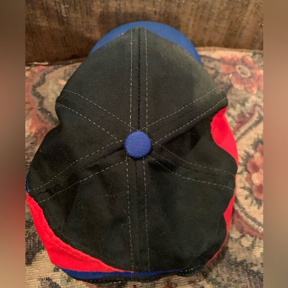 RARE VTG INDYCAR Indianapolis 500 Logo 7 1998 Blue Red Colorblock Cap Hat - Picture 5 of 8